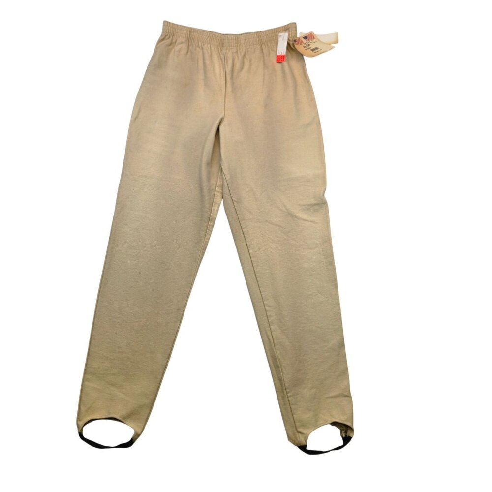 Vintage I.C. Isaacs Savoy Stirrup Pants Sze 10 Khaki USA 90s Festival Equestrian